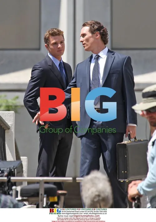 Matthew McConaughey & Ryan Phillippe on Set