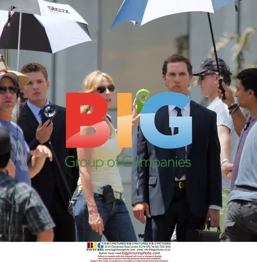 McConaughey and Phillippe on 'The Lincoln Lawyer' set
