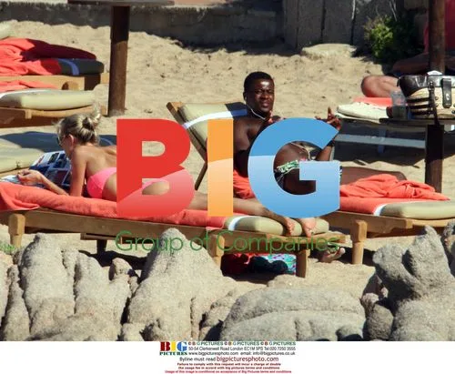 Patrice Evra and Girlfriend in Italy