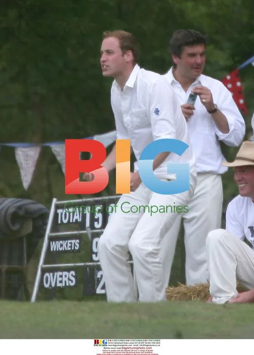 Prince William Bowls for Cricket Team
