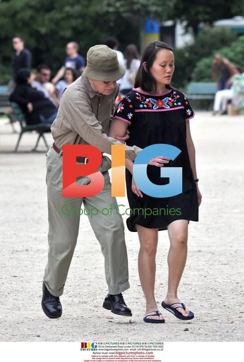 Woody Allen and Soon Yi Allen in Paris
