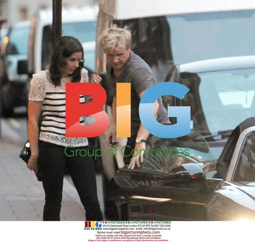 Gordon Ramsay and wife Tana at London restaurant