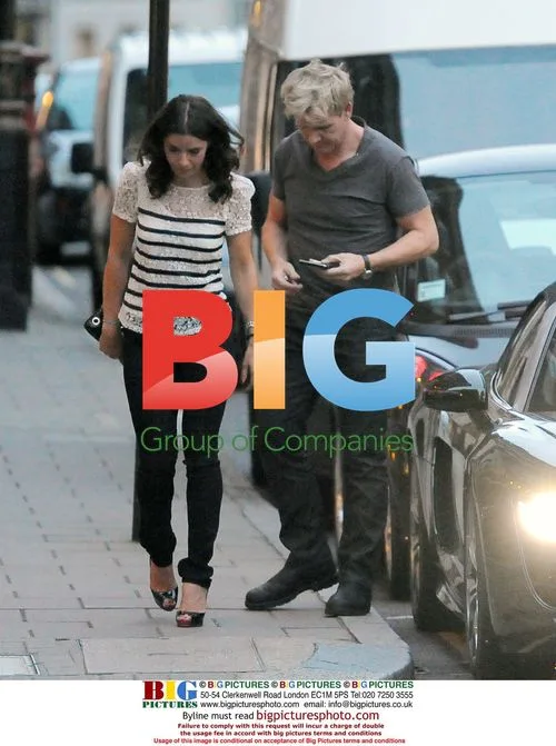 Gordon Ramsay and wife Tana at London restaurant