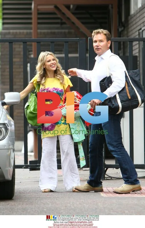 Melinda Messenger and Richard Arnold Leaving GMTV Studios