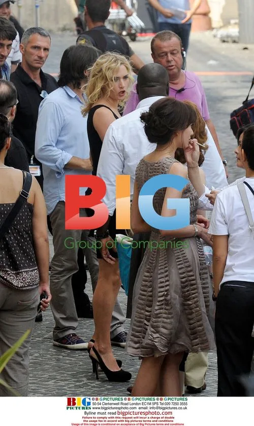 Kate Winslet Filming with Aishwarya Rai and Lin Chin-Ling