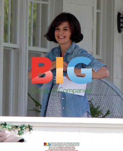 Katie Holmes, Greg Kinnear on 'The Kennedys' Film Set
