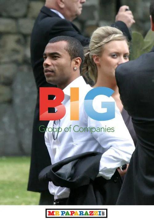 Ashley Cole, Rio Ferdinand at Sol Campbell's Wedding