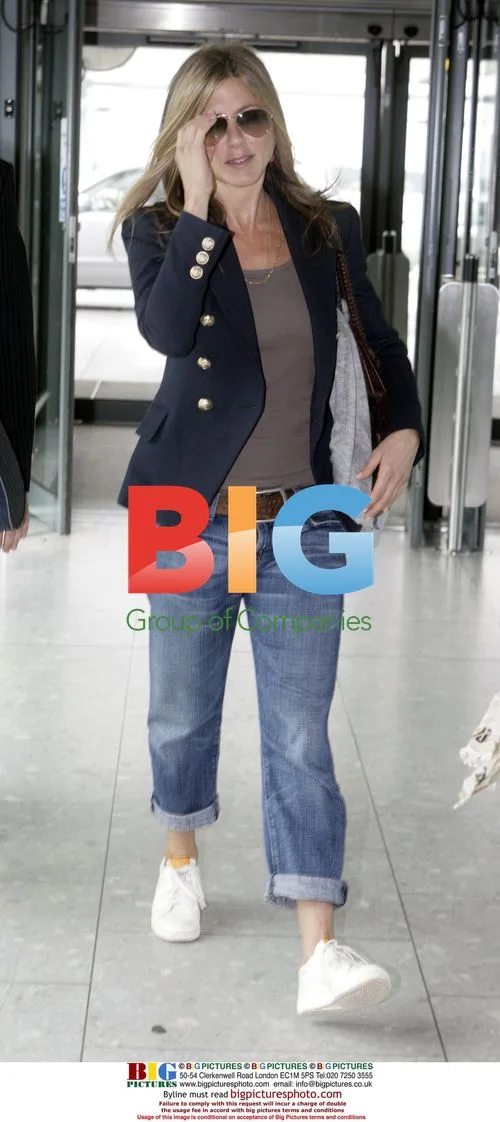 Jennifer Aniston Departs Heathrow Airport