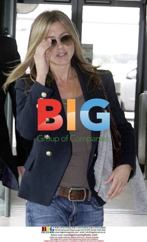 Jennifer Aniston Departs Heathrow
