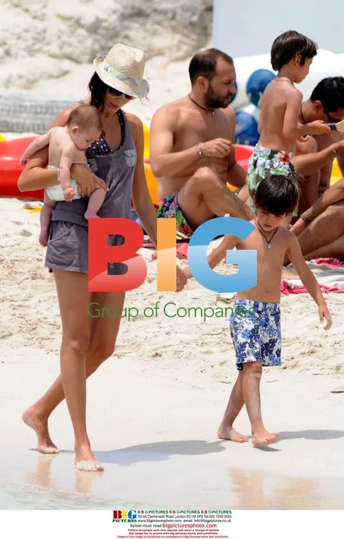 Raul Gonzalez on holiday with family