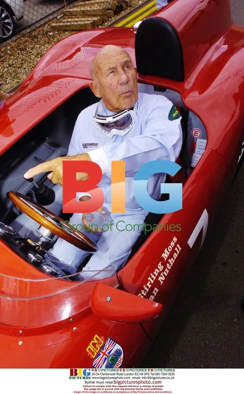 Stirling Moss at Silverstone Classic