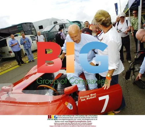 Stirling Moss at Silverstone Classic