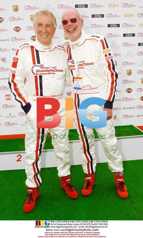 Johnnie Walker and Bob Harris at Silverstone Classic