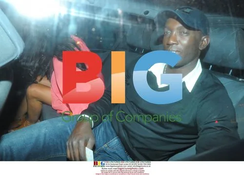 Dwight Yorke Leaving London Hotel