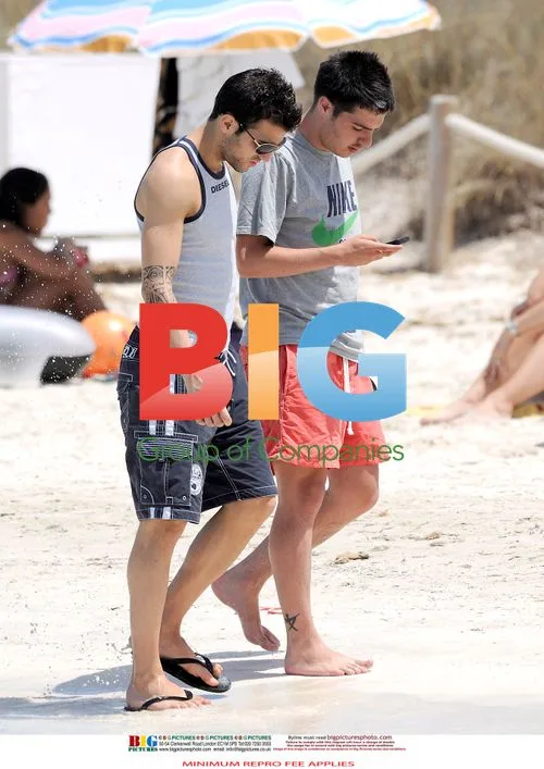 Cesc Fabregas on Holiday in Ibiza