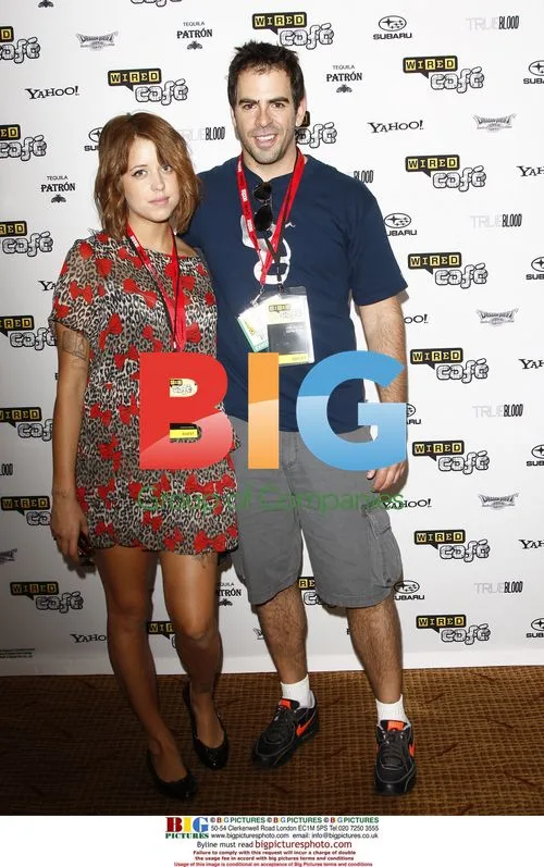 Peaches Geldof and Eli Roth at Comic-Con 2010