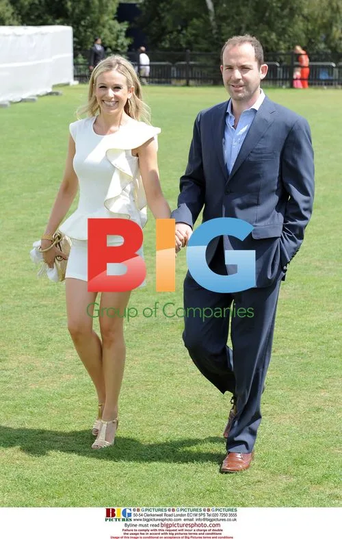 Lara Lewington and Martin Lewis at Cartier Polo