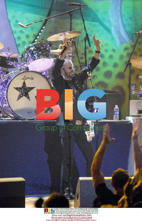 Ringo Starr Performing on Stage