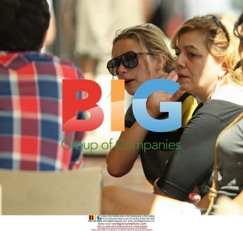 Charlotte Church, Noel Sullivan and friends have lunch