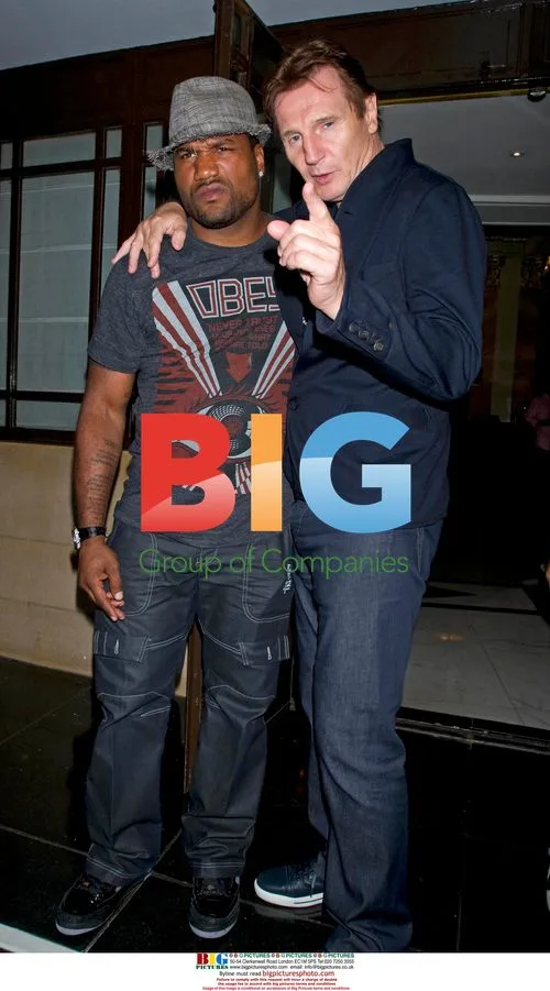 Liam Neeson & Quinton 'Rampage' Jackson at 'The A Team' UK Premiere