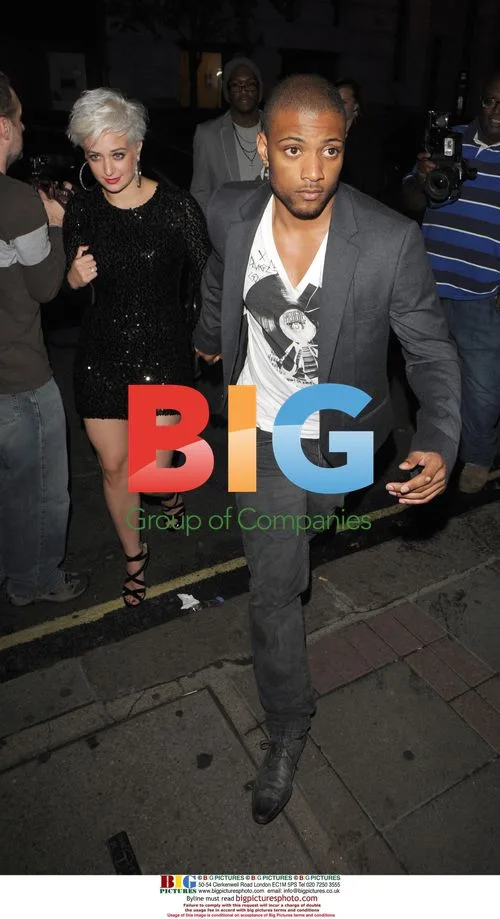 JB from JLS at Mayfair hotel in London