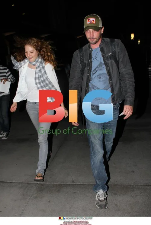 Skeet Ulrich & Rachelle Lefevre Leaving Inception Premiere