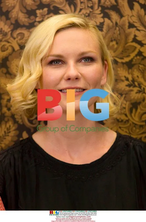 Kirsten Dunst on set of "Melancholia"