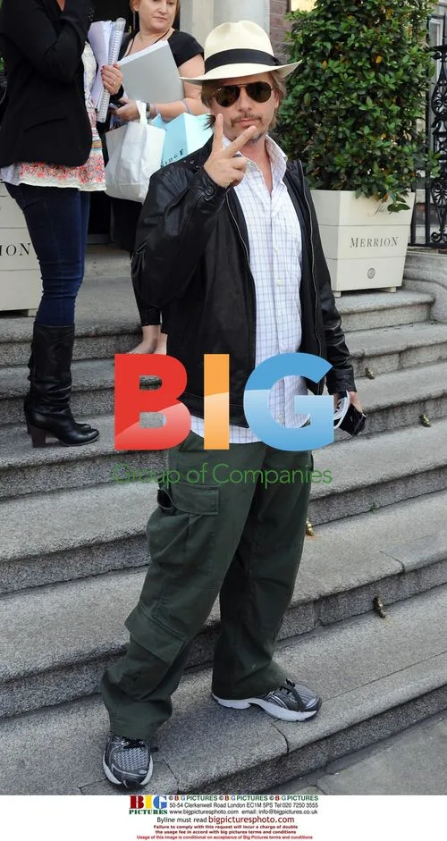 David Spade leaving Dublin hotel