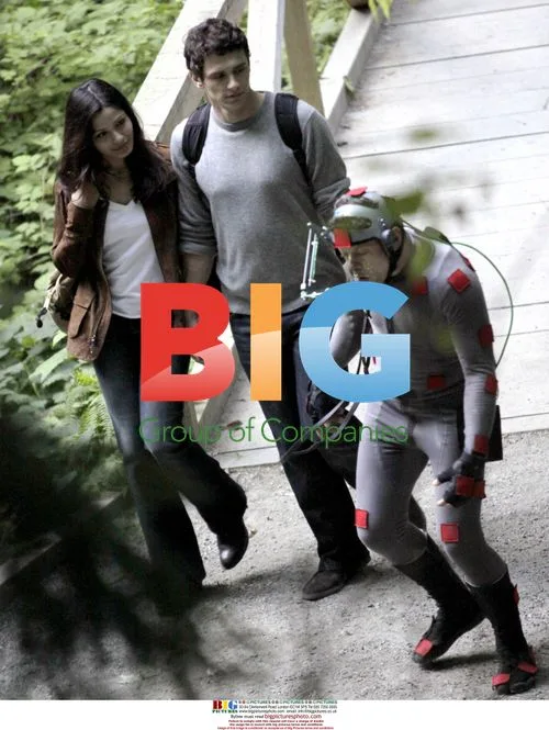 James Franco and Freida Pinto filming "Rise of the Apes"