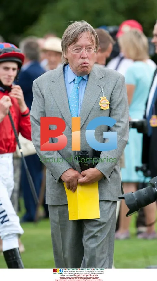 MP David Mellor at Goodwood Ladies Day