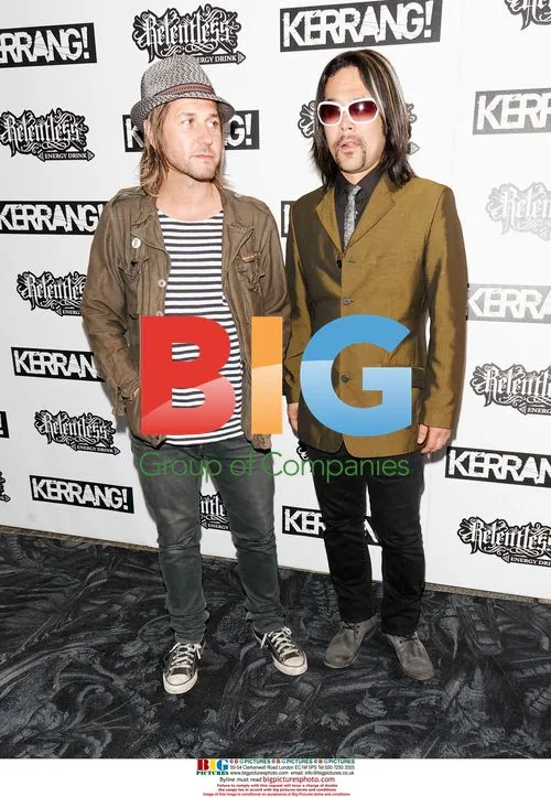 Feeder attend Kerrang Awards in London
