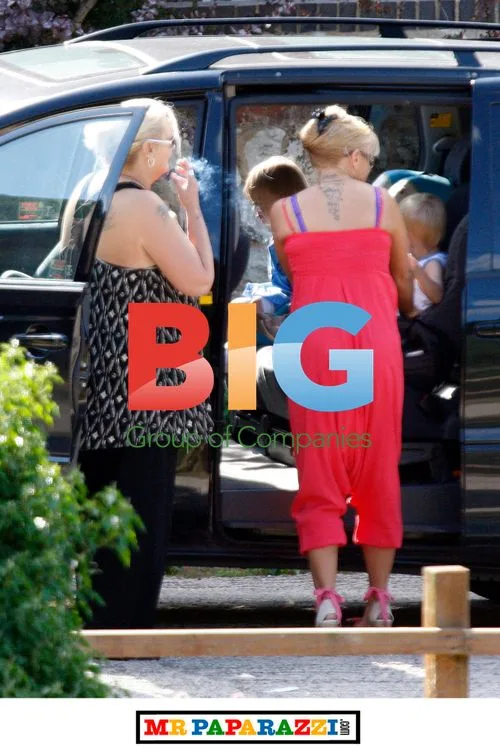 Kerry Katona with children