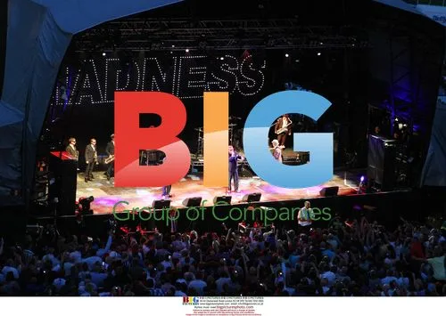 The Madness Performing at Epsom Downs