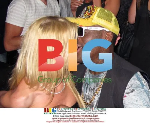 Tara Reid and Dennis Rodman at VIP Room in St. Tropez