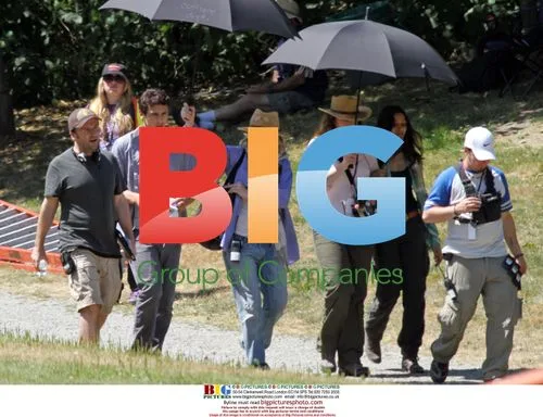 James Franco, Freida Pinto and John Lithgow on 'Caesar Rise of The Apes' set