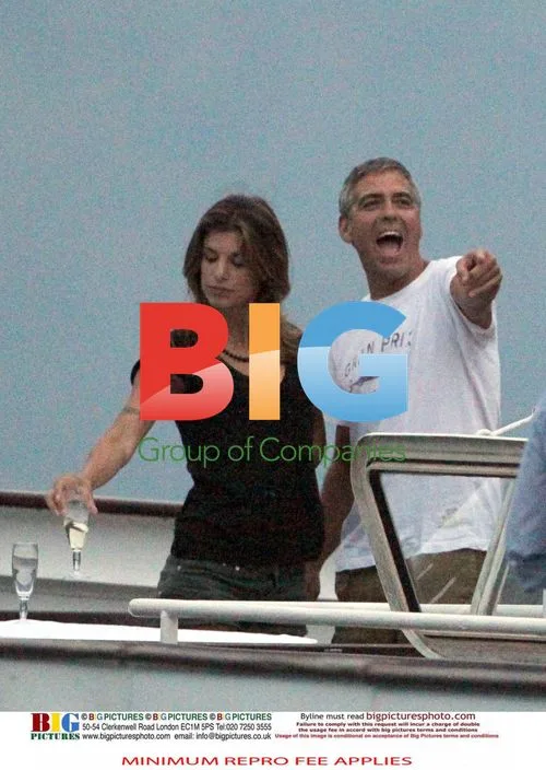 George Clooney and Elisabetta Canalis Anniversary Party