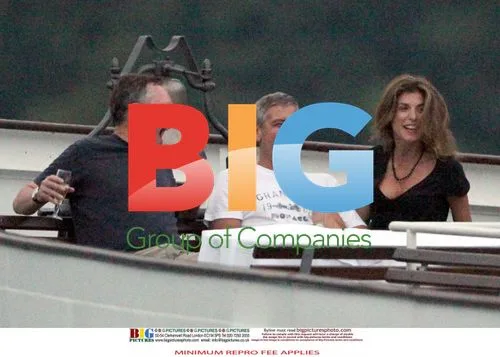 George Clooney and Elisabetta Canalis Anniversary Party