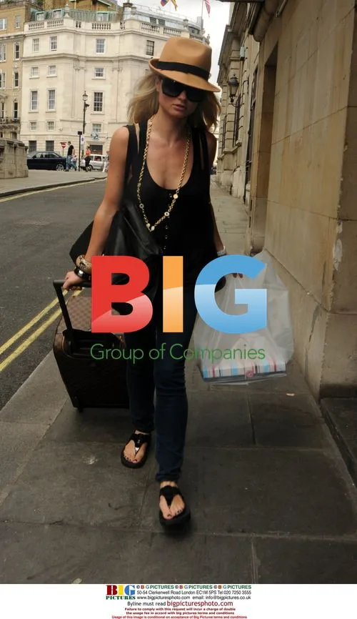 Emma Rigby Arriving at Theatre