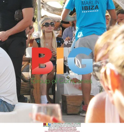 Paris Hilton Relaxes in Ibiza