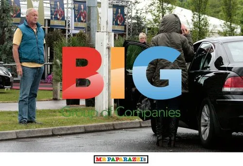 Chris Tarrant Arrives in Belfast