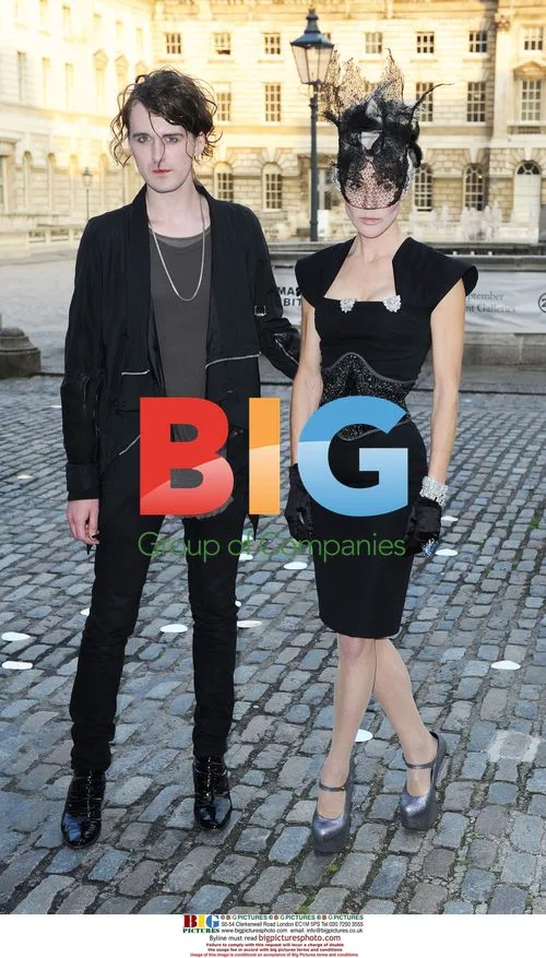 Gareth Pugh and Daphne Guinness at Maison Martin Margiela Exhibition