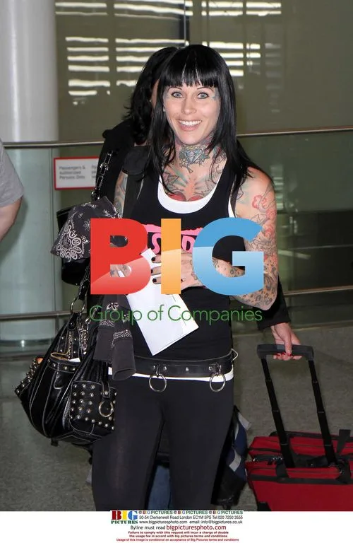 Michelle 'The Bombshell' McGee at Toronto Airport