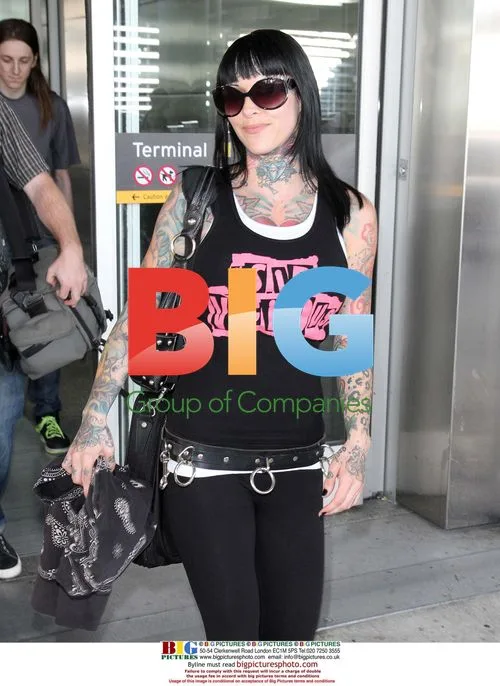 Michelle "The Bombshell" McGee Arrives at Toronto Airport