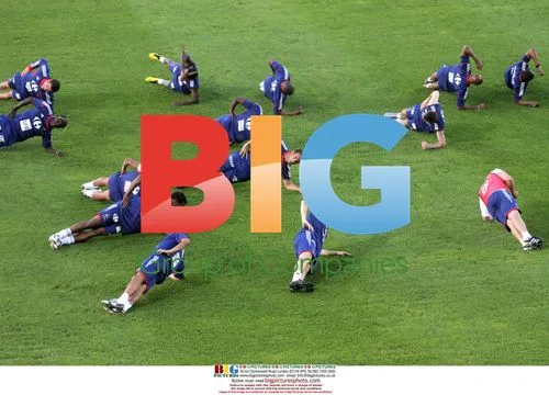French Football Team Trains for World Cup