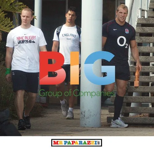 England Rugby Team in Perth