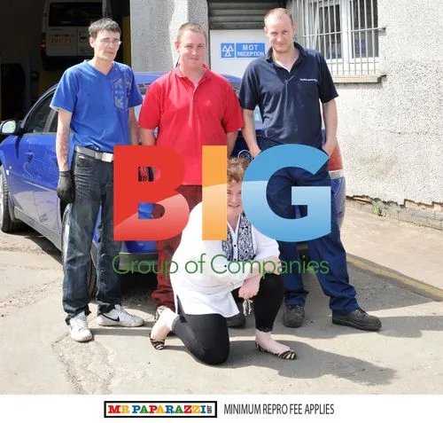 Susan Boyle Enjoys Day with Mechanics