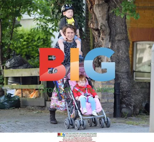 Mark Own takes kids for park walk