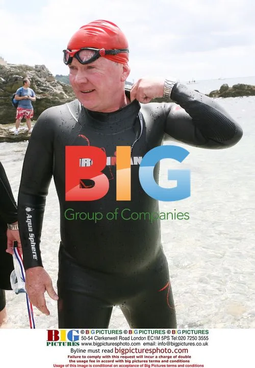 Celebrities at Cornwall Charity Swim