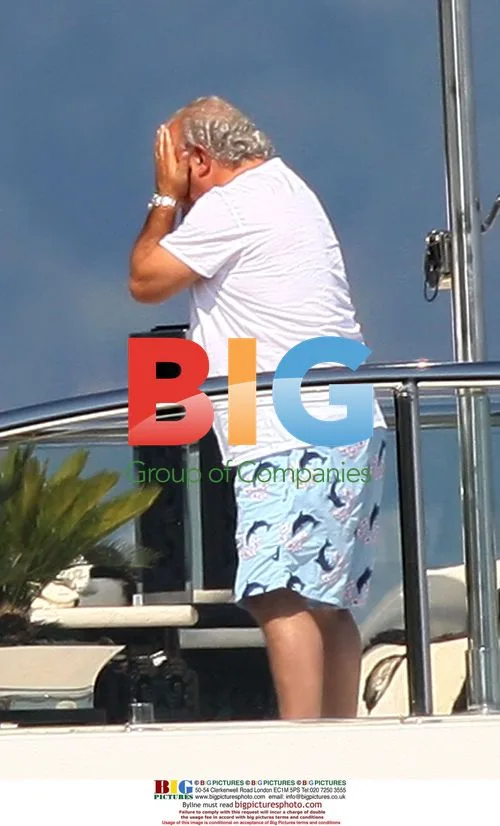 Naomi Campbell and Vladislas Doronin on yacht