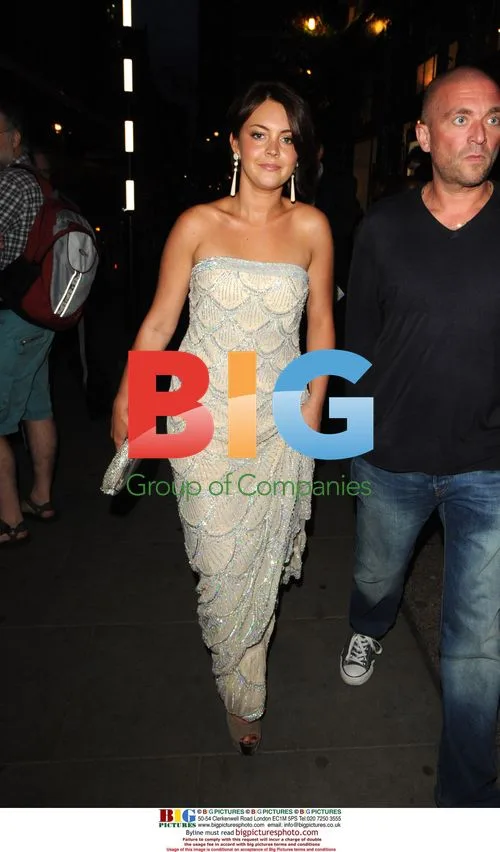 Lacy Turner leaving Bafta afterparty